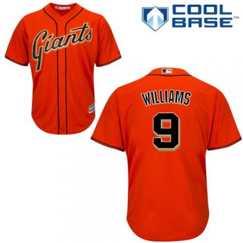 Giants #9 Matt Williams Orange Alternate Stitched Youth Baseball Jersey