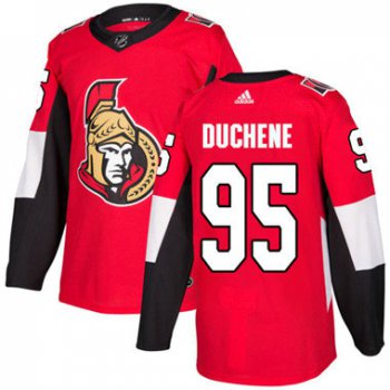 Kid Adidas Senators 95 Matt Duchene Red Home Authentic Stitched NHL Jersey