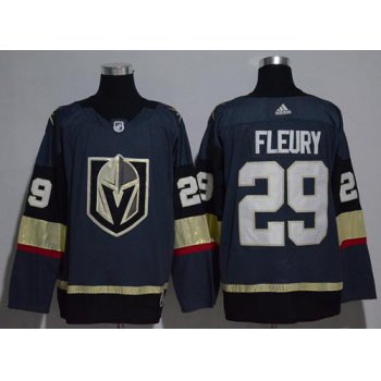 Youth Adidas Vegas Golden Knights #29 Marc-Andre Fleury Grey Home Authentic Stitched NHL Jersey