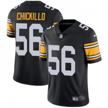 Youth Pittsburgh Steelers #56 Anthony Chickillo Black Nike NFL Alternate Vapor Untouchable Limited Jersey