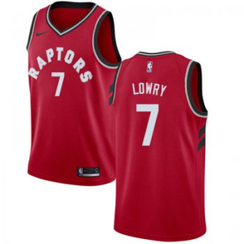 Youth Toronto Raptors #7 Kyle Lowry Red NBA Swingman Icon Edition Jersey