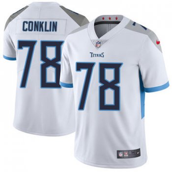 Nike Titans #78 Jack Conklin White Youth Stitched NFL Vapor Untouchable Limited Jersey