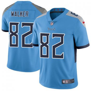 Nike Titans #82 Delanie Walker Light Blue Team Color Youth Stitched NFL Vapor Untouchable Limited Jersey