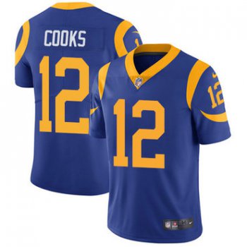 Nike Rams #12 Brandin Cooks Royal Blue Alternate Youth Stitched NFL Vapor Untouchable Limited Jersey