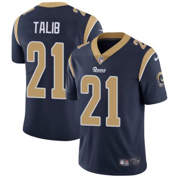 Nike Rams #21 Aqib Talib Navy Blue Team Color Youth Stitched NFL Vapor Untouchable Limited Jersey