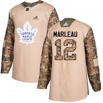 Adidas Toronto Maple Leafs #12 Patrick Marleau Camo Authentic 2017 Veterans Day Stitched Youth NHL Jersey