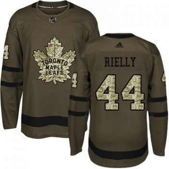 Adidas Toronto Maple Leafs #44 Morgan Rielly Green Salute to Service Stitched Youth NHL Jersey