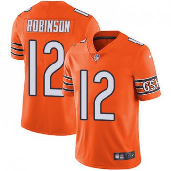 Nike Bears #12 Allen Robinson Orange Youth Stitched NFL Limited Rush Jersey