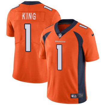 Nike Broncos #1 Marquette King Orange Team Color Youth Stitched NFL Vapor Untouchable Limited Jersey
