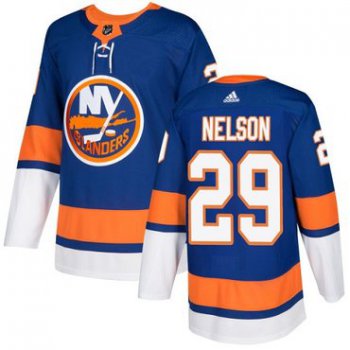 Adidas New York Islanders #29 Brock Nelson Royal Blue Home Authentic Stitched Youth NHL Jersey