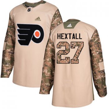 Adidas Philadelphia Flyers #27 Ron Hextall Camo Authentic 2017 Veterans Day Stitched Youth NHL Jersey