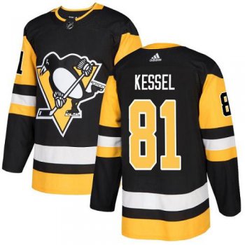 Adidas Pittsburgh Penguins #81 Phil Kessel Black Home Authentic Stitched Youth NHL Jersey