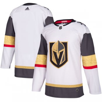 Adidas Vegas Golden Knights Blank White Road Authentic Stitched Youth NHL Jersey