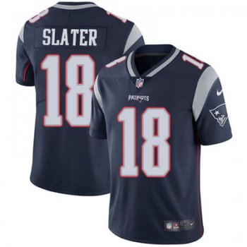 Youth Nike New England Patriots #18 Matt Slater Navy Blue Team Color Youth Stitched NFL Vapor Untouchable Limited Jersey