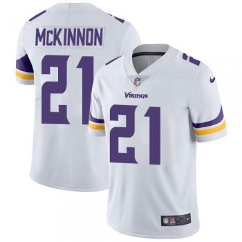 Youth Nike Minnesota Vikings #21 Jerick McKinnon White Stitched NFL Vapor Untouchable Limited Jersey