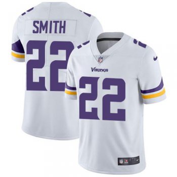 Youth Nike Minnesota Vikings #22 Harrison Smith White Stitched NFL Vapor Untouchable Limited Jersey