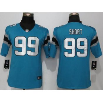 Youth Carolina Panthers #99 Kawann Short Light Blue Alternate NFL Nike Game Jersey