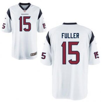 Youth Houston Texans #15 Will Fuller Nike White 2016 Draft Pick Game Jersey