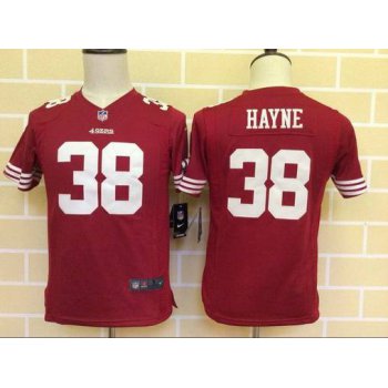 Youth San Francisco 49ers #38 Jarryd Hayne Scarlet Red Team Color NFL Nike Game Jersey