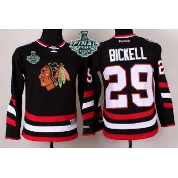 Youth Chicago Blackhawks #29 Bryan Bickell 2015 Stanley Cup 2014 Stadium Series Black Jersey