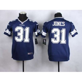 Youth Dallas Cowboys #31 Byron Jones Nike Blue Game Jersey