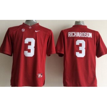 Alabama Crimson Tide #3 Trent Richardson 2014 Red Limited Kids Jersey