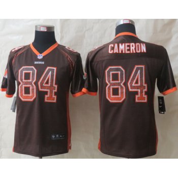 Nike Cleveland Browns #84 Jordan Cameron Drift Fashion Brown Kids Jersey
