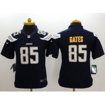 Nike San Diego Chargers #85 Antonio Gates 2013 Navy Blue Limited Kids Jersey
