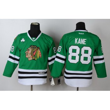 Chicago Blackhawks #88 Patrick Kane Green Kids Jersey