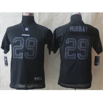 Nike Dallas Cowboys #29 DeMarco Murray Lights Out Black Kids Jersey
