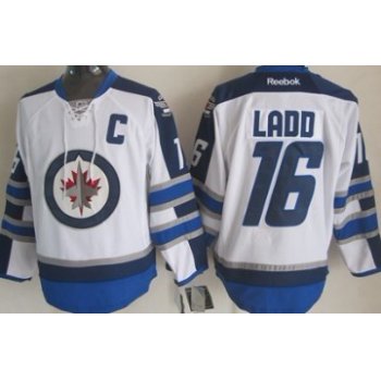 Winnipeg Jets #16 Andrew Ladd White Kids Jersey