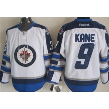 Winnipeg Jets #9 Evander Kane White Kids Jersey
