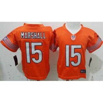 Nike Chicago Bears #15 Brandon Marshall Orange Toddlers Jersey