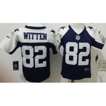 Nike Dallas Cowboys #82 Jason Witten Blue Thanksgiving Toddlers Jersey