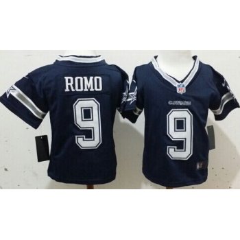 Nike Dallas Cowboys #9 Tony Romo Blue Toddlers Jersey