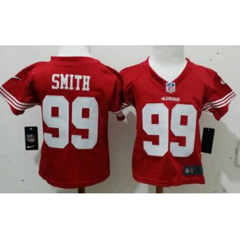 Nike San Francisco 49ers #99 Aldon Smith Red Toddlers Jersey