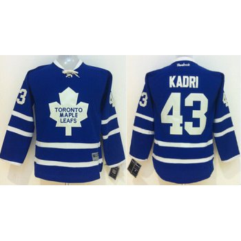 Toronto Maple Leafs #43 Nazem Kadri Blue Kids Jersey