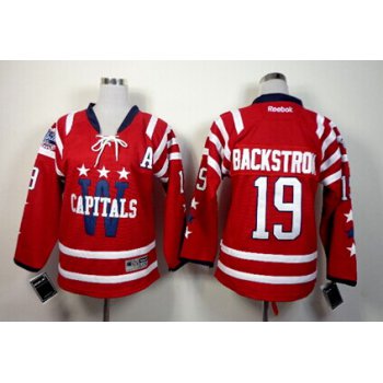 Washington Capitals #19 Nicklas Backstrom 2015 Winter Classic Red Kids Jersey