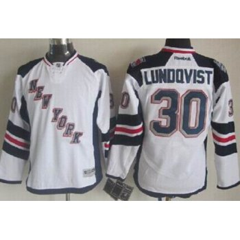 New York Rangers #30 Henrik Lundqvist 2014 Stadium Series White Kids Jersey