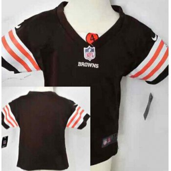 Nike Cleveland Browns Blank Brown Toddlers Jersey