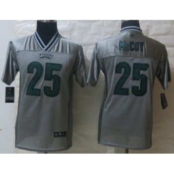 Nike Philadelphia Eagles #25 LeSean McCoy 2013 Gray Vapor Kids Jersey
