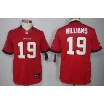 Nike Tampa Bay Buccaneers #19 Mike Williams Red Limited Kids Jersey