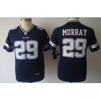 Nike Dallas Cowboys #29 DeMarco Murray Blue Limited Kids Jersey