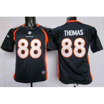Nike Denver Broncos #88 Demaryius Thomas Blue Game Kids Jersey