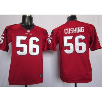 Nike Houston Texans #56 Brian Cushing Red Game Kids Jersey
