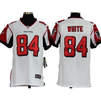 Nike Atlanta Falcons #84 Roddy White White Game Kids Jersey