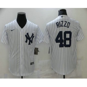 Men's New York Yankees #48 Anthony Rizzo White Stitched MLB Cool Base Nike Jersey