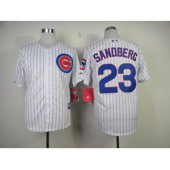 Chicago Cubs #23 Ryne Sandberg White Jersey