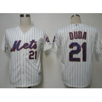 New York Mets #21 Lucas Duda Cream Jersey