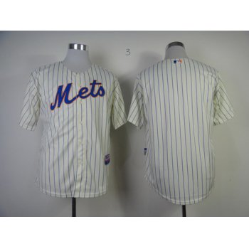 New York Mets Blank Cream Jersey